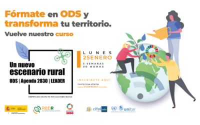 REDR lanza de nuevo el curso “Un nuevo escenario rural: ODS, Agenda 2030 y LEADER”