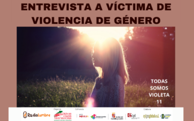 Entrevista a una víctima de violencia de género.