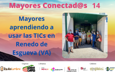 Mayores aprendiendo a usar las TIC en Renedo de Esgueva