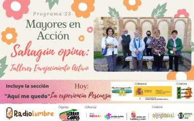 Sahagún opina: Talleres de Envejecimiento Activo