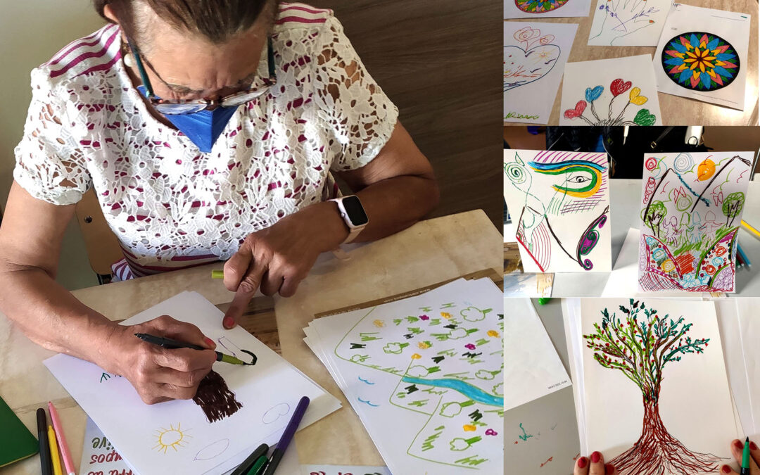 Cerca de 60 personas ya han disfrutado del arte y la creatividad en los talleres de “Arteterapia”