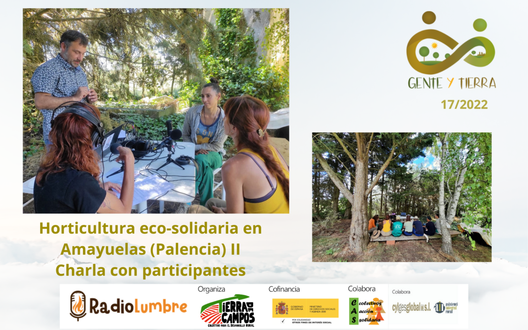 Programa mixto de formación y empleo “Horticultura eco-solidaria”. Charla con las participantes.