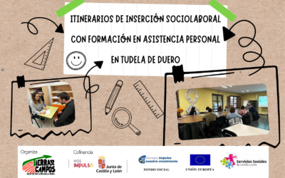 Itinerarios Integrado y Personalizados de Inserción Sociolaboral con formación en Asistencia Personal