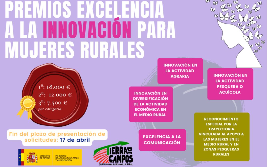 Convocados los Premios de Excelencia a la Innovación para mujeres rurales