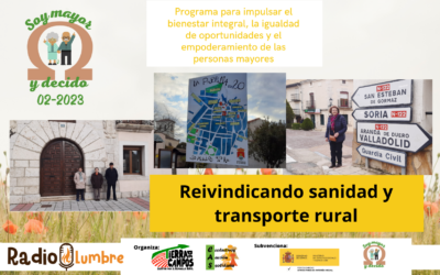 REIVINDICANDO SANIDAD Y TRANSPORTE RURAL