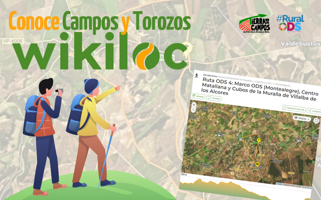 El Colectivo Tierra de Campos inaugura su canal de rutas en Wikiloc