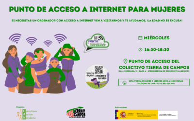 Punto de acceso a internet para mujeres