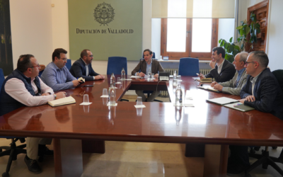 El presidente de la Diputación de Valladolid se reúne con los Grupos de Acción Local de la provincia