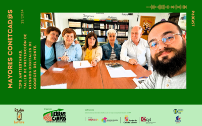 TIPS ANTIESTAFAS. Diálogo con los participantes del Taller de Prevención de Riesgos Digitales de Cogeces del Monte.