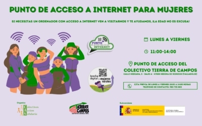 Punto de acceso a internet para mujeres