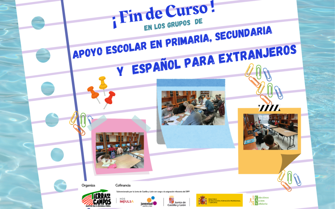 Pausa estival en los grupos de refuerzo al éxito escolar y curso de español