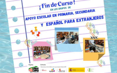 Pausa estival en los grupos de refuerzo al éxito escolar y curso de español